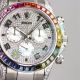 Swiss Replica Rolex Rainbow Daytona Stainless Steel Watch Diamond Dial 40MM (5)_th.jpg